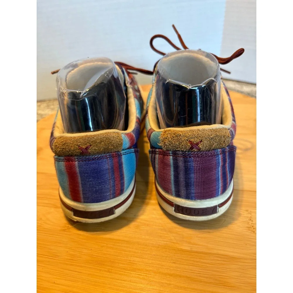 Twisted X Men's‎ Serape Canvas Casual Shoes Loafers Boat Deck Size M